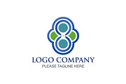 20 Logo Connecting Templates Bundle, a Branding & Logo Template by Friendesigns (Thumbnail 11 of 21)