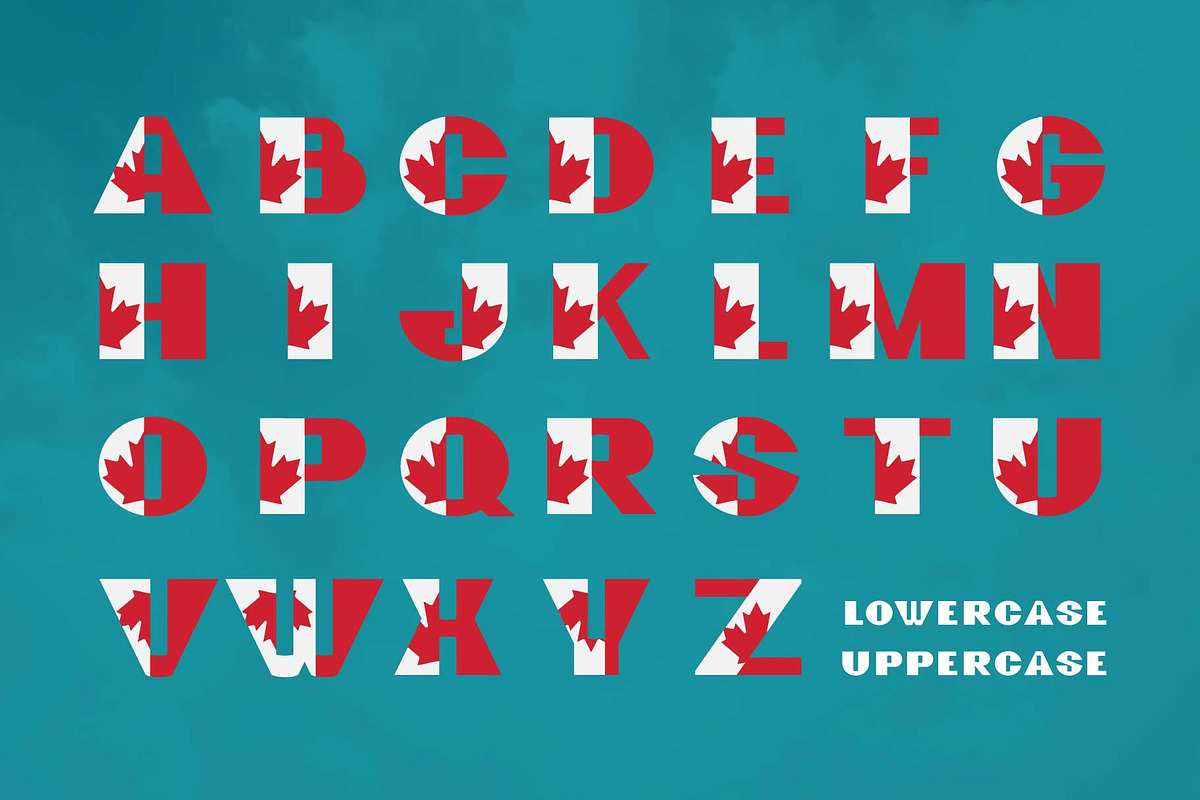 GreatCanadian-font family preview 2
