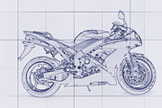 Indigo Sketch Photoshop Action preview 4
