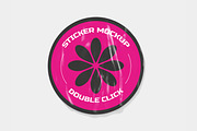 Sticker Mockup, a Merchandise Mockup by Unerispace (Thumbnail 3 of 3)