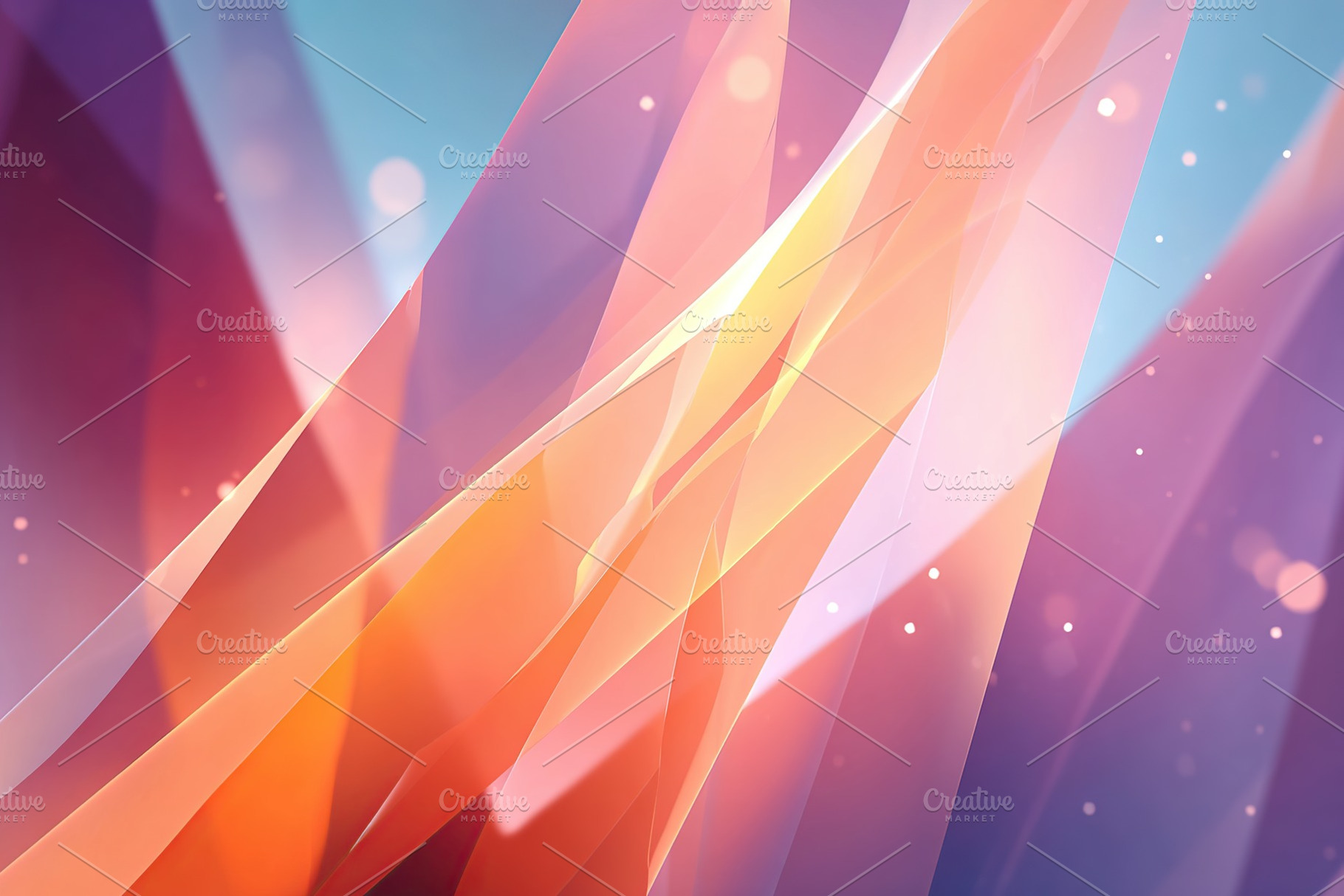 Vibrant abstract colors intertwine in a stunning digital artwork of flowing sha, a Photo by AlyaAnd