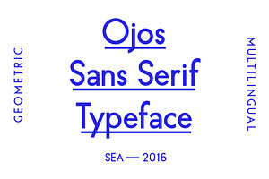 Ojos Sans Serif Font