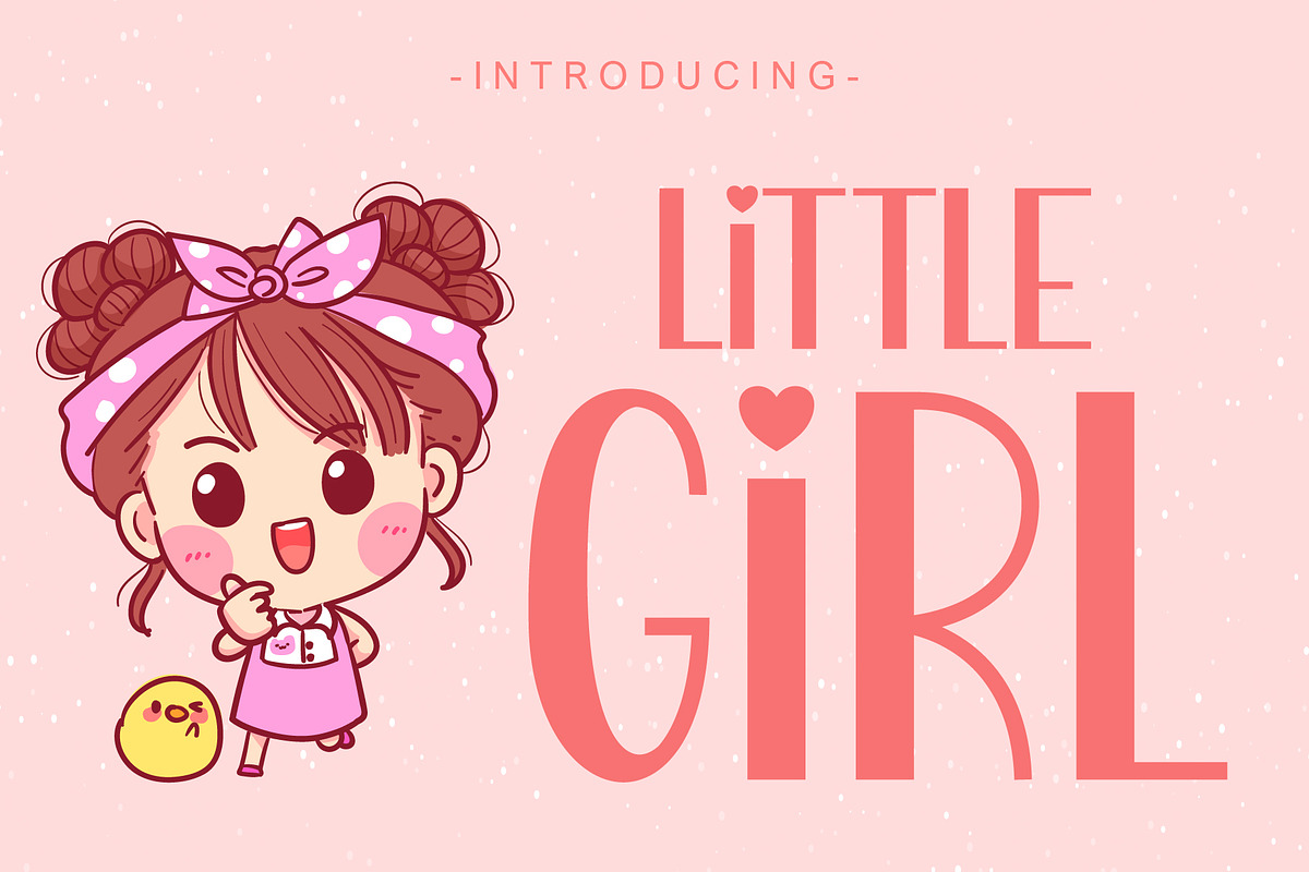 Little Girl Fonts, a Font by Fox7 By Rattana