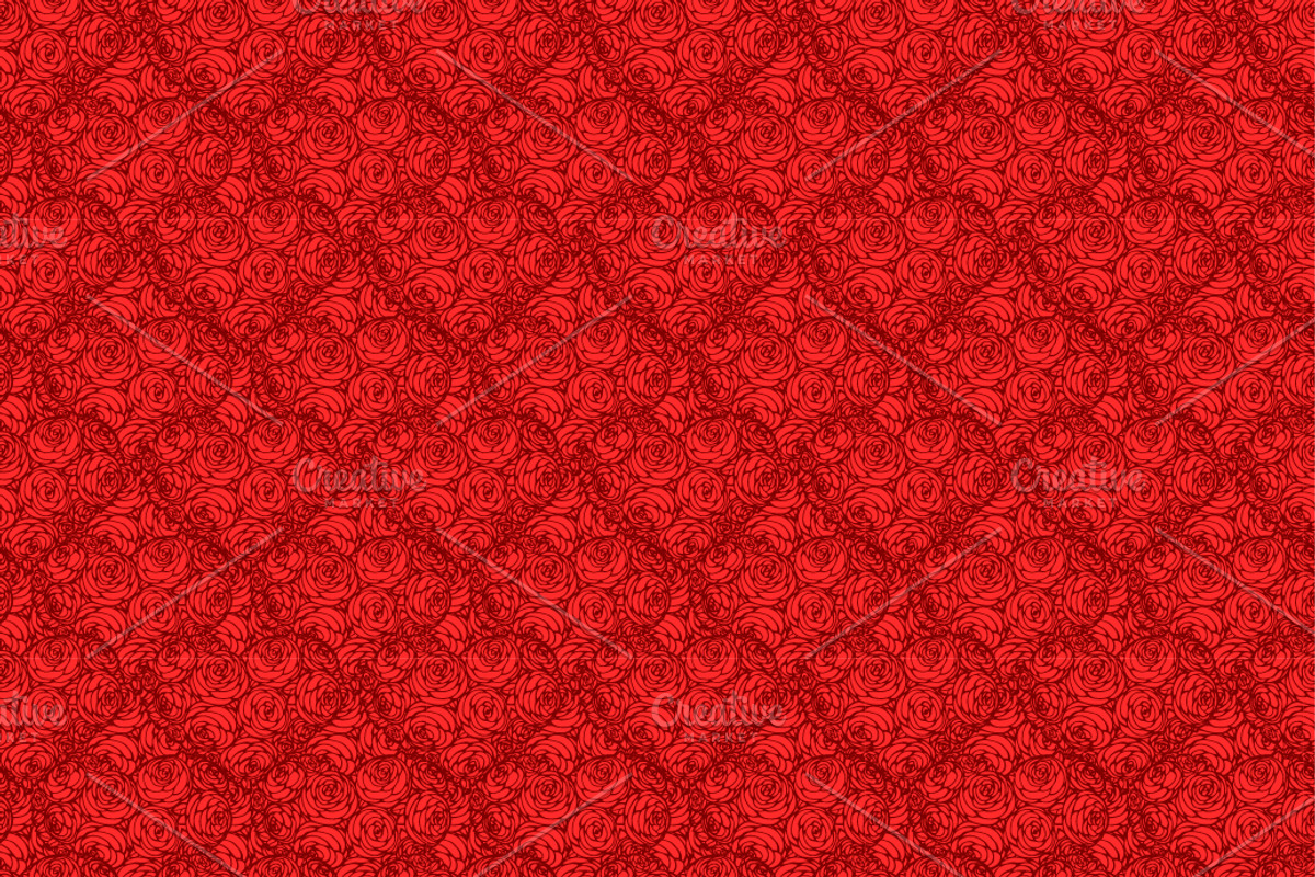 Seamless floral pattern set preview 4