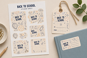 Back to School Posters Illustrations, an Education Illustration by Anna Studio (Thumbnail 7 of 18)