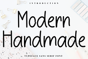 Modern Handmade, a Sans Serif Font by InermediaSTUDIO (Thumbnail 1 of 8)