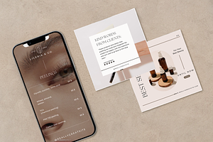 Elora/Skincare Instagram Template