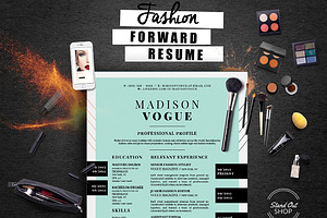 Fashion Forward Resume 5 Pack 