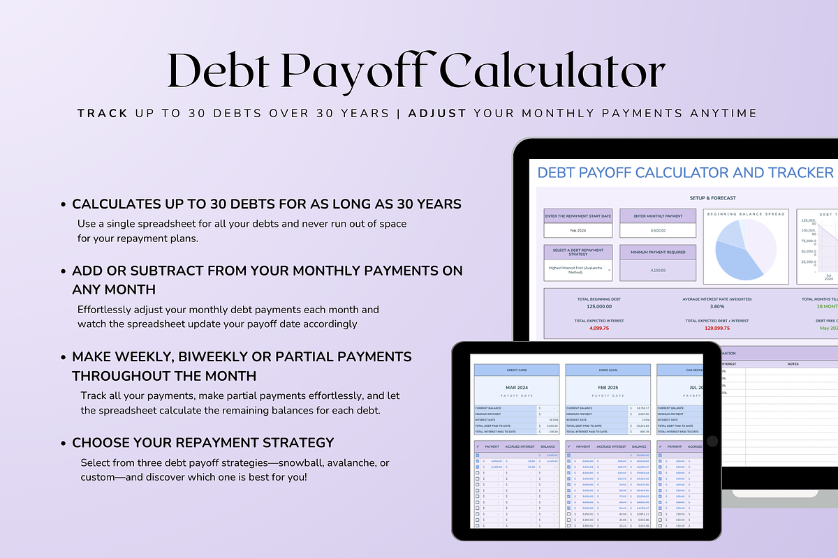 Ultimate Weekly Budget - Pastel, a Templates & Theme by The Creative Plans co (Photo 5 of 10)