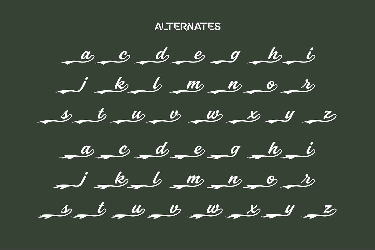 Floating Retro Script Vintage Font, a Handwritten Font by WhymoreArt (Photo 12 of 12)