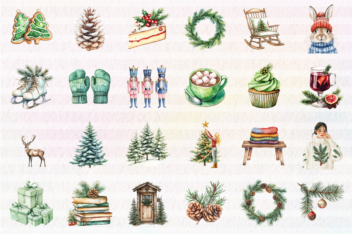 Cozy Winter Clipart, an Illustration by CreationArt (Photo 4 of 5)