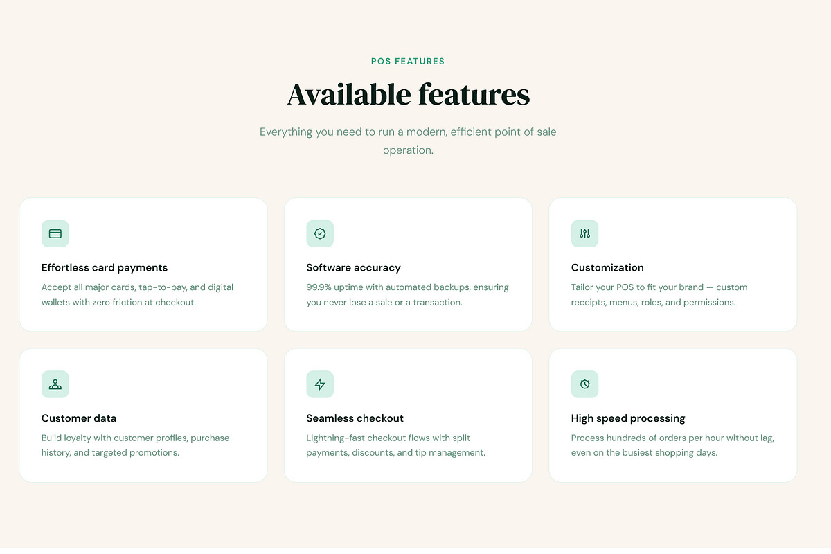 Posing - Smart POS Landing Template, a Landing Page Template by Helenshop (Photo 2 of 4)