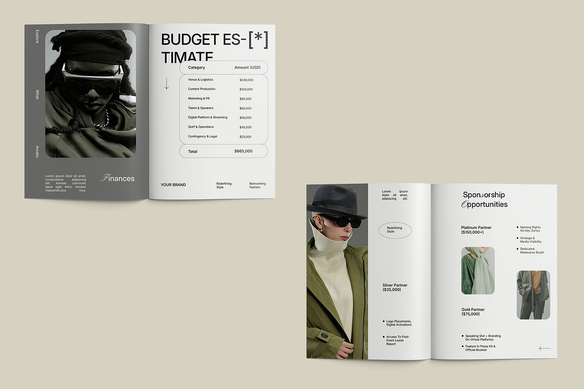 Event Proposal Template, a Brochure Template by fakhroo (Photo 9 of 9)