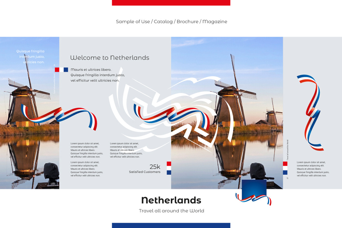 Netherlands flag ribbon vector, a Templates & Theme by Simbos (Photo 4 of 9)