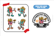 18 Traditional French Fries Mascot, a Food Illustration by Allmostudio (Thumbnail 5 of 5)