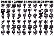 60 Action Camera Silhouette Icon, an Illustration by Artivon (Thumbnail 1 of 61)