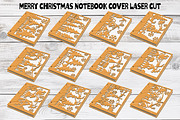 Merry Christmas Notebook Cover, a Decorative Illustration by OTVEY DESIGN (Thumbnail 1 of 13)