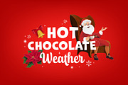 Hot chocolate season Merry Christmas, an Illustration by Vector Tradition (Thumbnail 1 of 3)