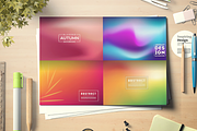Set of blurred gradient mesh vector, a Background Graphic by Lucky Creative (Thumbnail 1 of 6)
