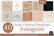 Paper Poem Quotes Pack Canva, a Social Media Template by Clairee Design Studio (Thumbnail 1 of 7)