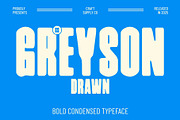 CS Greyson Drawn, a Sans Serif Font by Craft Supply Co. (Thumbnail 1 of 8)