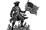 Patriotic Military Emblem Vintage, an Object Graphic by Gfx_Store (Thumbnail 14 of 16)
