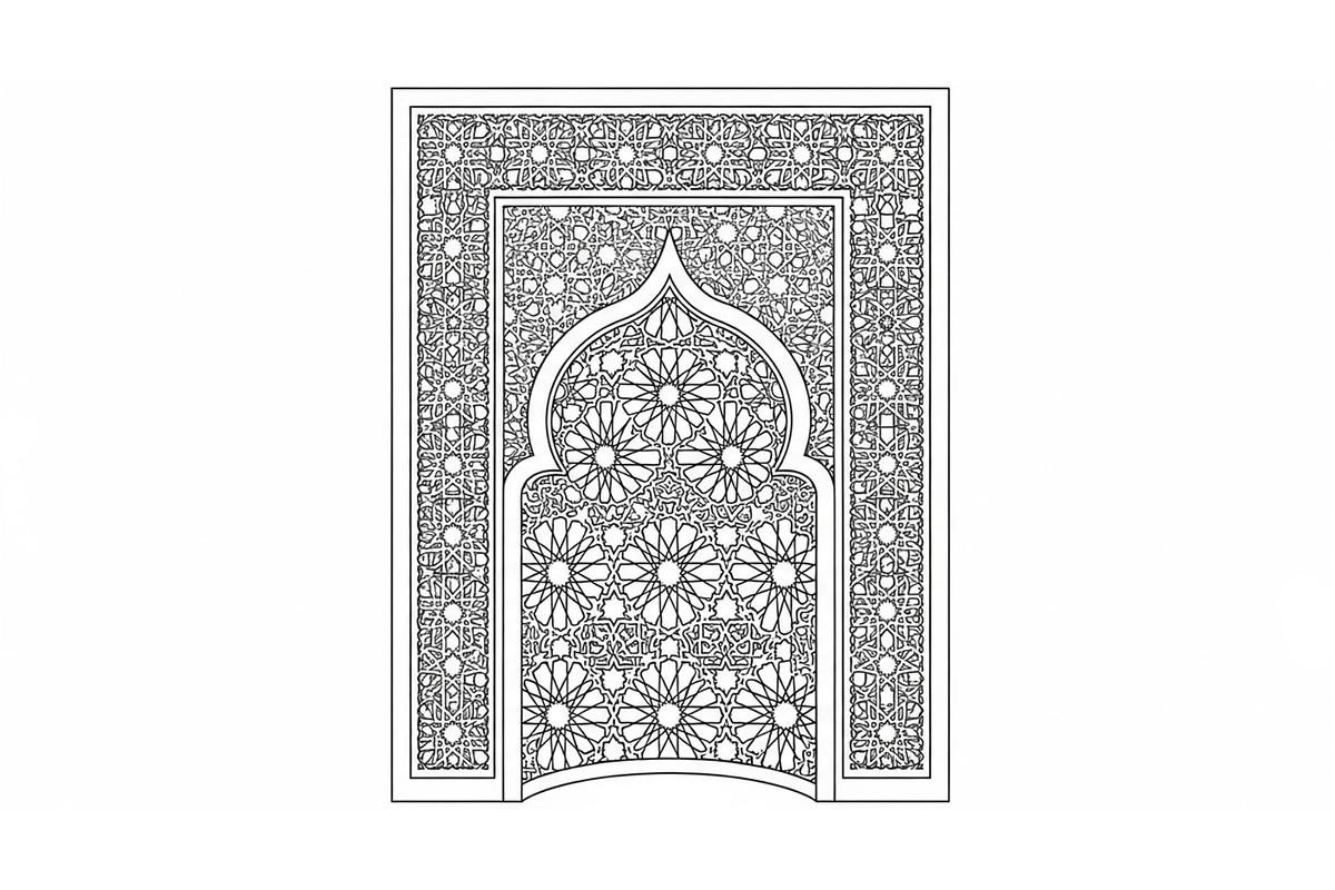 Islamic Arch Window Mandala Bundle, an Illustration by Artivon (Photo 10 of 45)