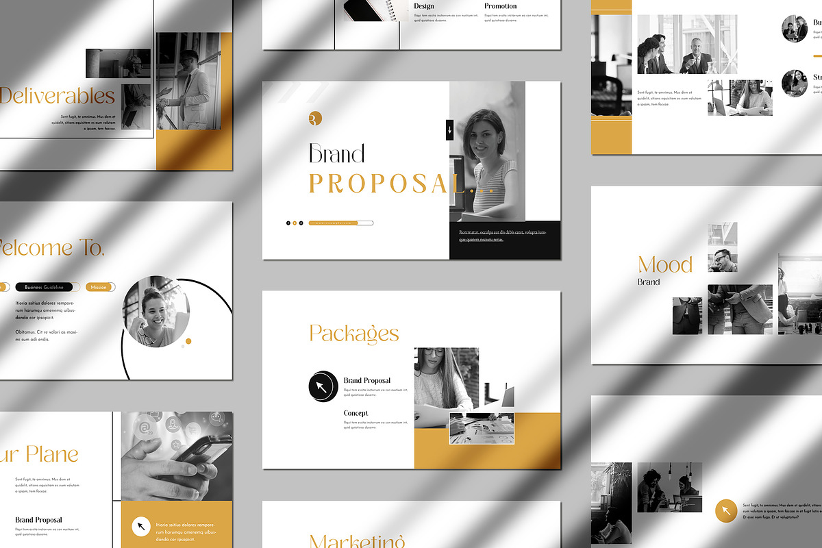 Brand Proposal Template, a Presentation Template by White Graphic (Photo 8 of 8)