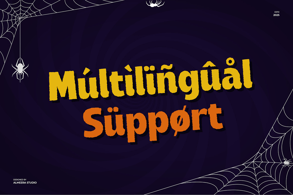 Spooky Candy – Halloween Font, a Sans Serif Font by Almeera Std (Photo 5 of 6)