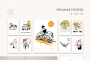 SUMMER VIBES posters set, a Seasonal Illustration by Yuliia Lashevska (Thumbnail 4 of 11)