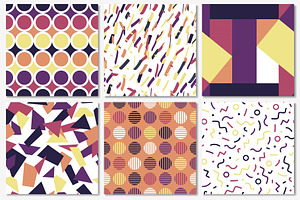 Colorful abstract seamless patterns, a Pattern Graphic by ExpressShop