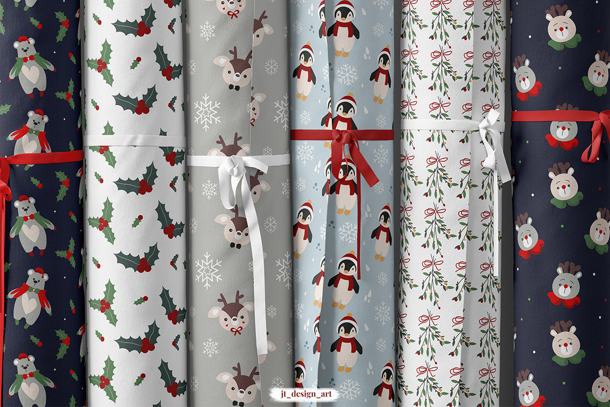 Little Christmas Animals Clipart, an Animal Illustration by JT_Design_Art (Photo 10 of 12)
