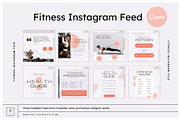 Fitness Instagram Feed Template, a Social Media Template by Cultive Creative (Thumbnail 1 of 13)