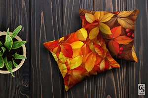 Bright Fall Leaves Digital Papers