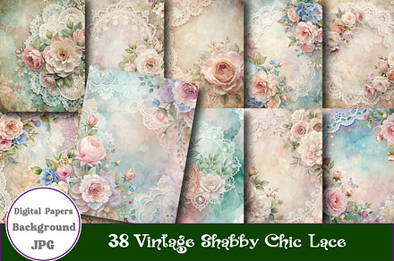 Vintage Shabby Chic Lace