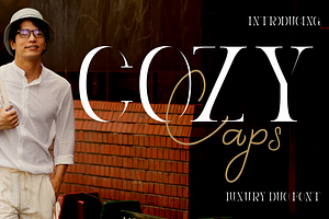 Cozy Caps - Luxury Duo Font