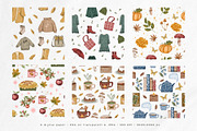 Cozy October Pattern clipart set, a Seasonal Illustration by Yelloo Fish (Thumbnail 12 of 15)