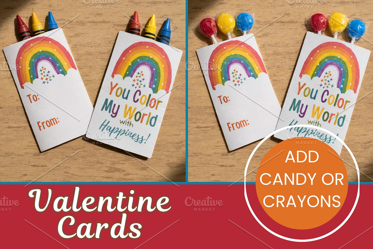 Valentine’s Cards Templates, a Print Template by Sunny Jar Designs (Photo 6 of 6)