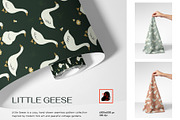 Little Geese Seamless Patterns, a Pattern Graphic by Alona Savchuk (Thumbnail 6 of 7)