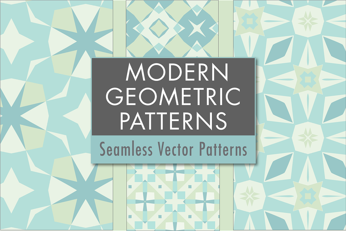 Modern Geometric Patterns: Tropical, a Pattern Graphic by Pacific Modern Art (Photo 1 of 7)