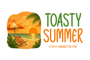 Toasty Summer Typeface