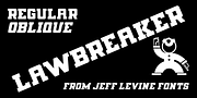 Lawbreaker JNL, a Slab Serif Font by Jeff Levine Fonts (Thumbnail 1 of 5)