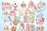 Bookish Summer Clipart Bundle, a Seasonal Illustration by Huxmay (Thumbnail 6 of 8)