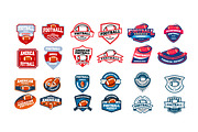 American Football badge BUNDLE, a Sport Illustration by grindstudio (Thumbnail 3 of 4)