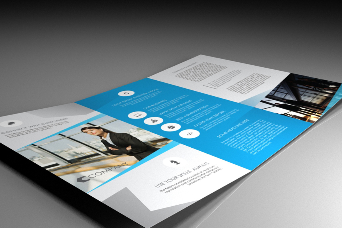 Indesign Brochure Triangle, a Brochure Template by RudanStudio (Photo 6 of 6)