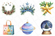 Celestial Christmas Clipart, an Illustration by DreamPrint404 (Thumbnail 2 of 5)