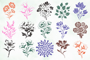 Minimalist Flower Silhouette PNG, a Decorative Illustration by Creative Art (Thumbnail 2 of 4)
