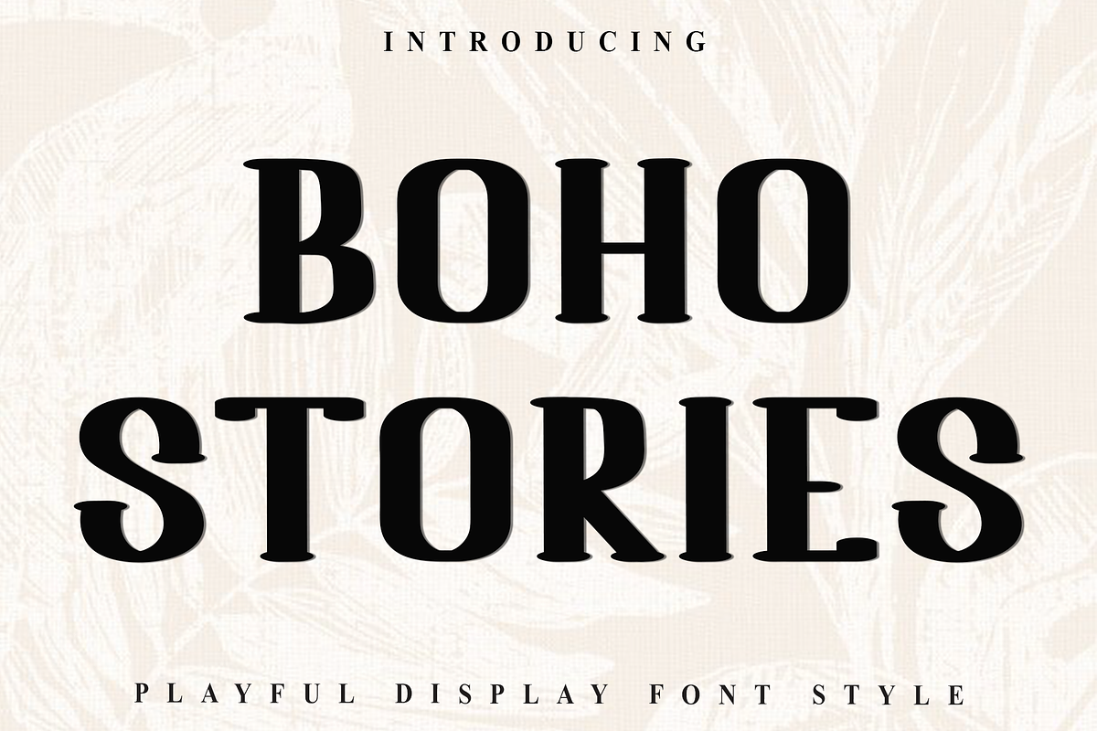 Boho Stories, a Script Font by InermediaSTUDIO (Photo 1 of 8)
