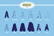 Queen Street Display Font, a Sans Serif Font by Vintage Type Company (Thumbnail 3 of 13)