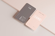 Vertical Business Card Mockups, a Print Template by pmvch (Thumbnail 8 of 20)